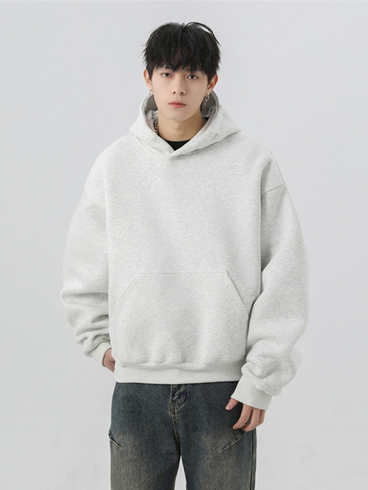 Heavy Profile Cropped Hoodie Men