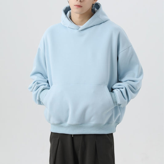 Heavy Profile Cropped Hoodie Men