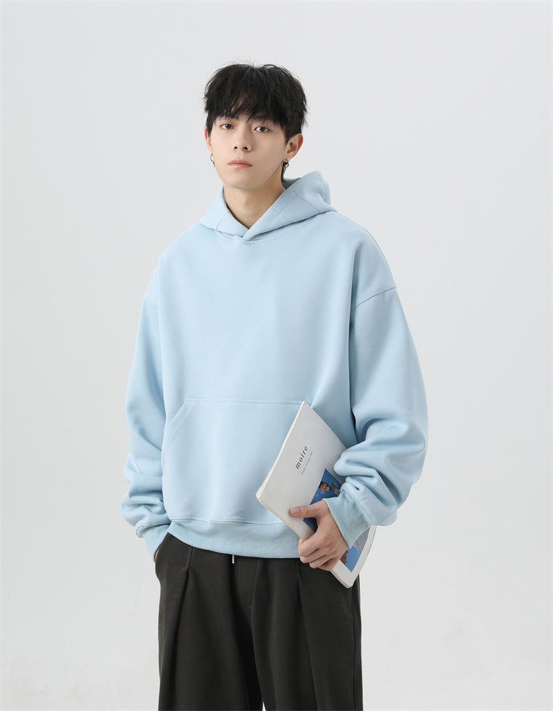 Heavy Profile Cropped Hoodie Men