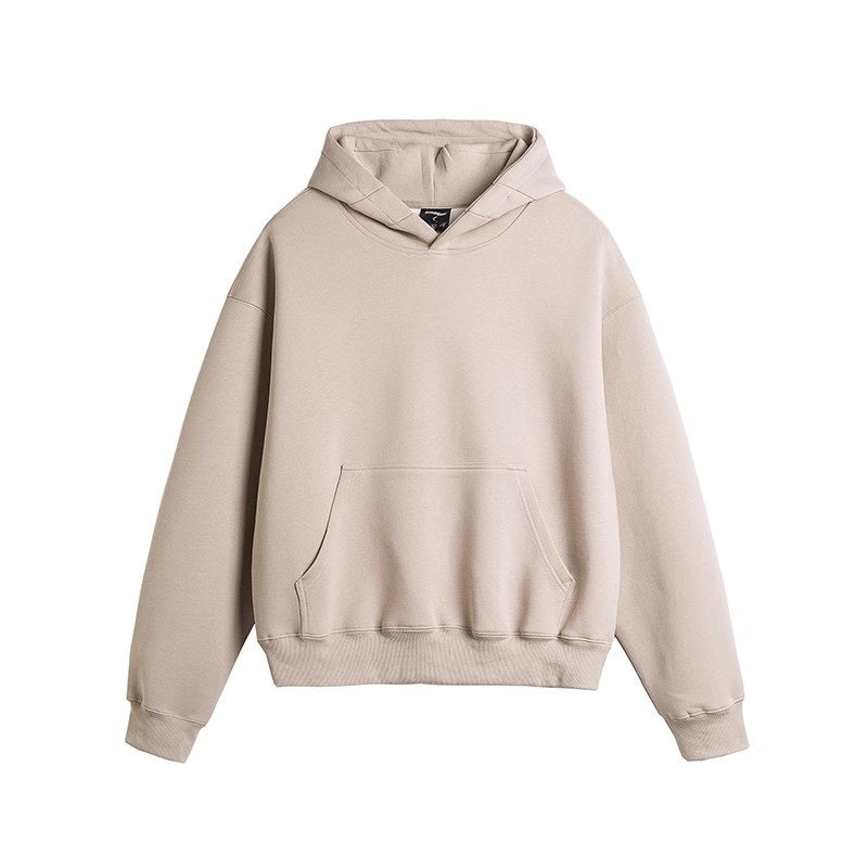 Heavy Profile Cropped Hoodie Men