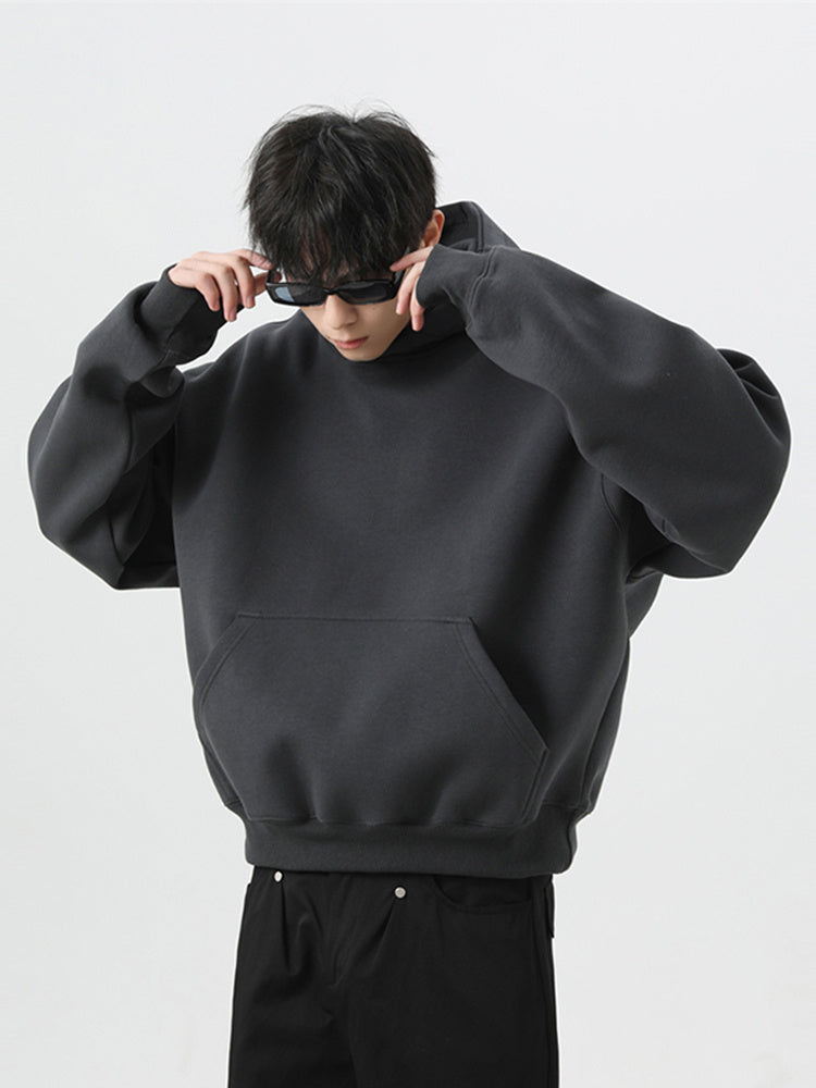 Heavy Profile Cropped Hoodie Men