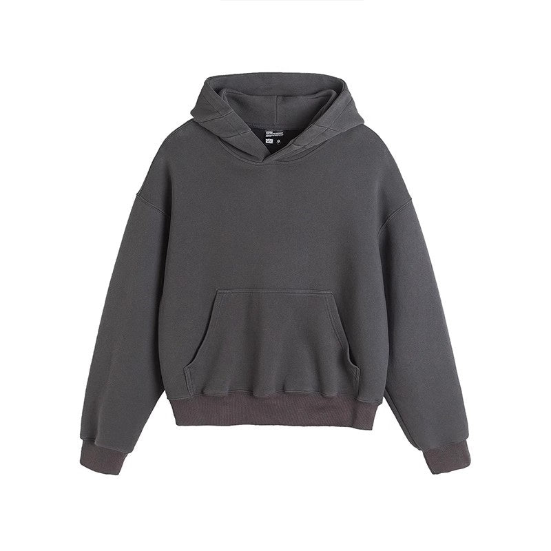 Heavy Profile Cropped Hoodie Men